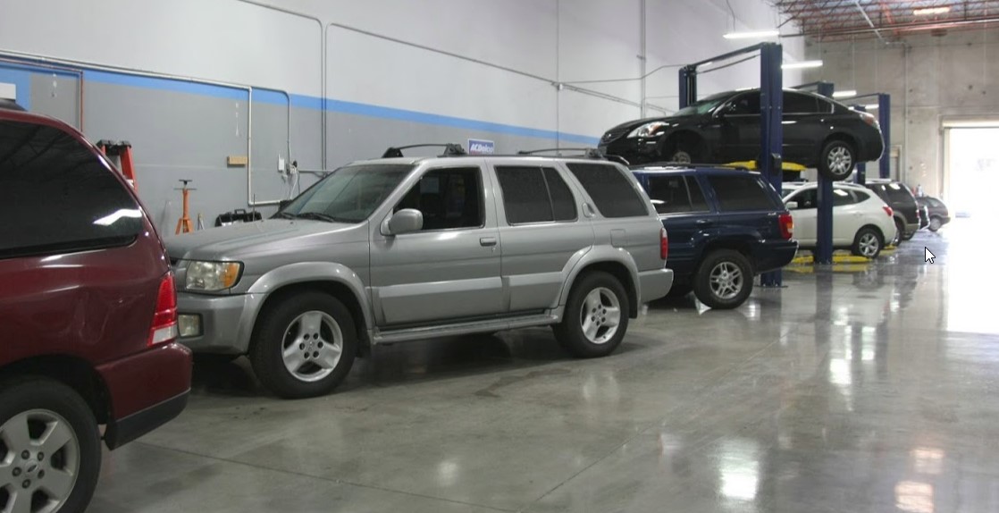 car service area at rebel automotive in henderson, nv